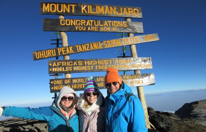 Op het dak van Afrika