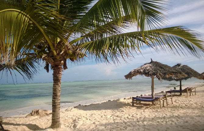 De witte stranden van zanzibar
